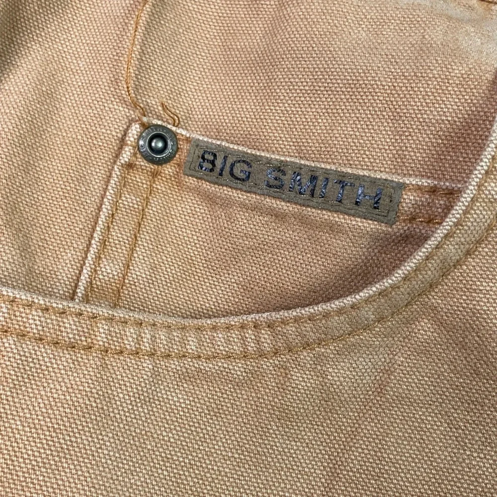 Big Smith Carpenter Shorts Mens 40 Brown Canvas Duck Utility Workwear Cotton